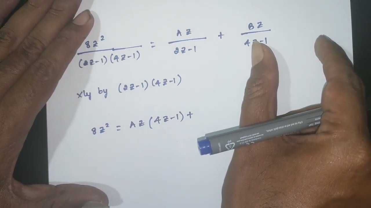 BMATE301 Module 4 | Model Question Paper 1 ( Q. 8b) | Inverse z Transform   |
