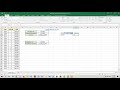 Variance and standard deviation in excel