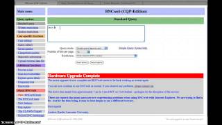 Search tips for BNCweb