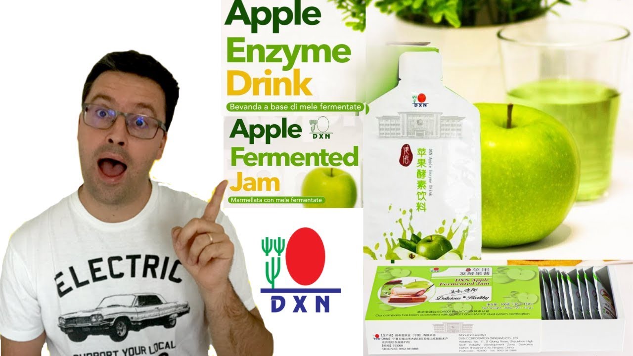 DXN Apple Enzime Drink e DXN Apple Fermented Jam YouTube