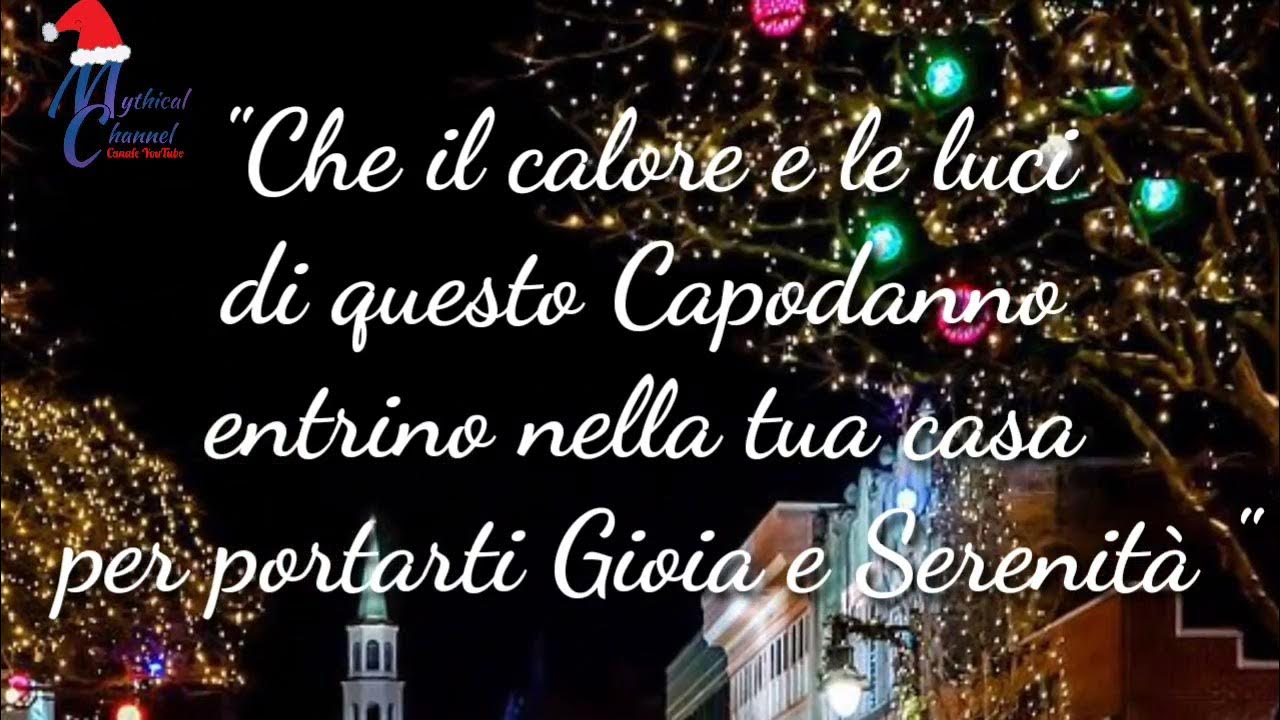 frasi auguri Vigilia di Capodanno video messaggio di auguri con le 5