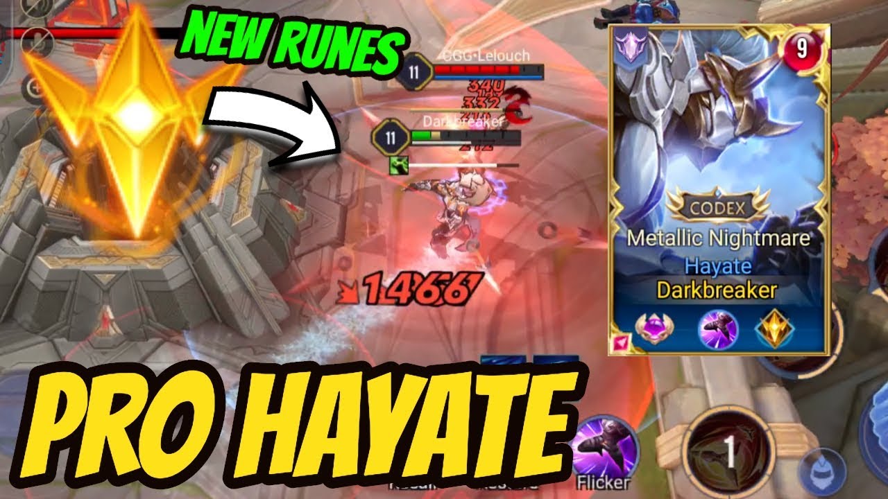 HAYATE PRO BUILD FOR NEW PATCH | AoV | 傳說對決 | RoV | Liên Quân Mobile