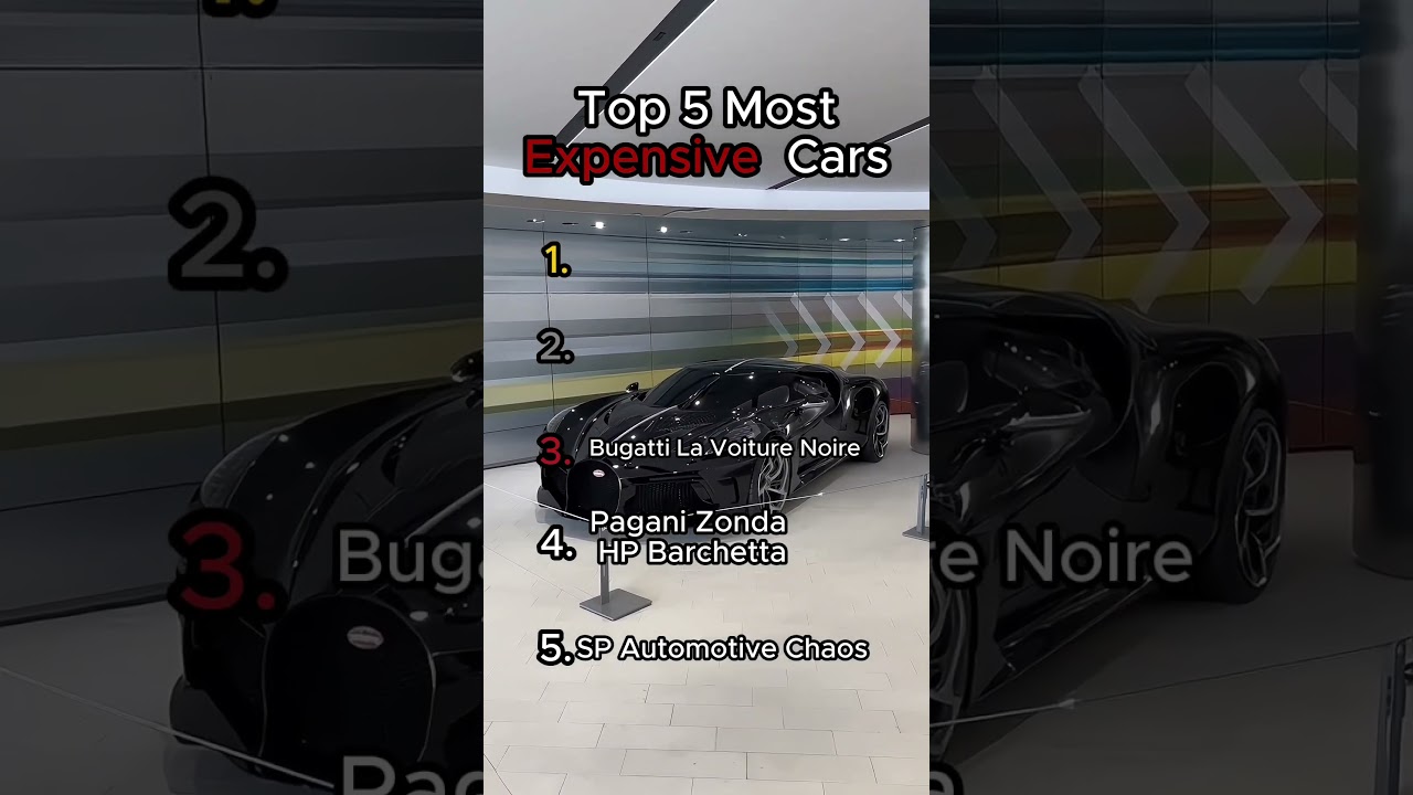 5 Cars With $100M+ Price Tags Combined 🤑 #supercars #wealth #shorts