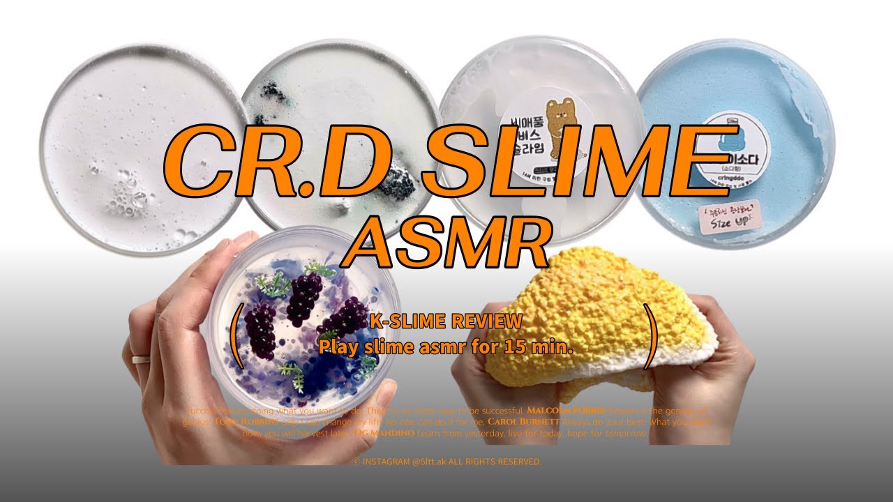🏆Since 2018 구관이 명관! “크링또슬라임” 6종 솔직 후기❣️｜Slime Review ASMR