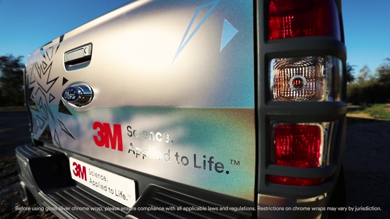 NEW 3M 1080 Wrap Film Series GC451 Gloss Silver Chrome SP281 Satin Flip Psychedelic SP281