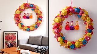 Best Paper Wall Hanging - New Ways To Decorate Your Home  #Shorts