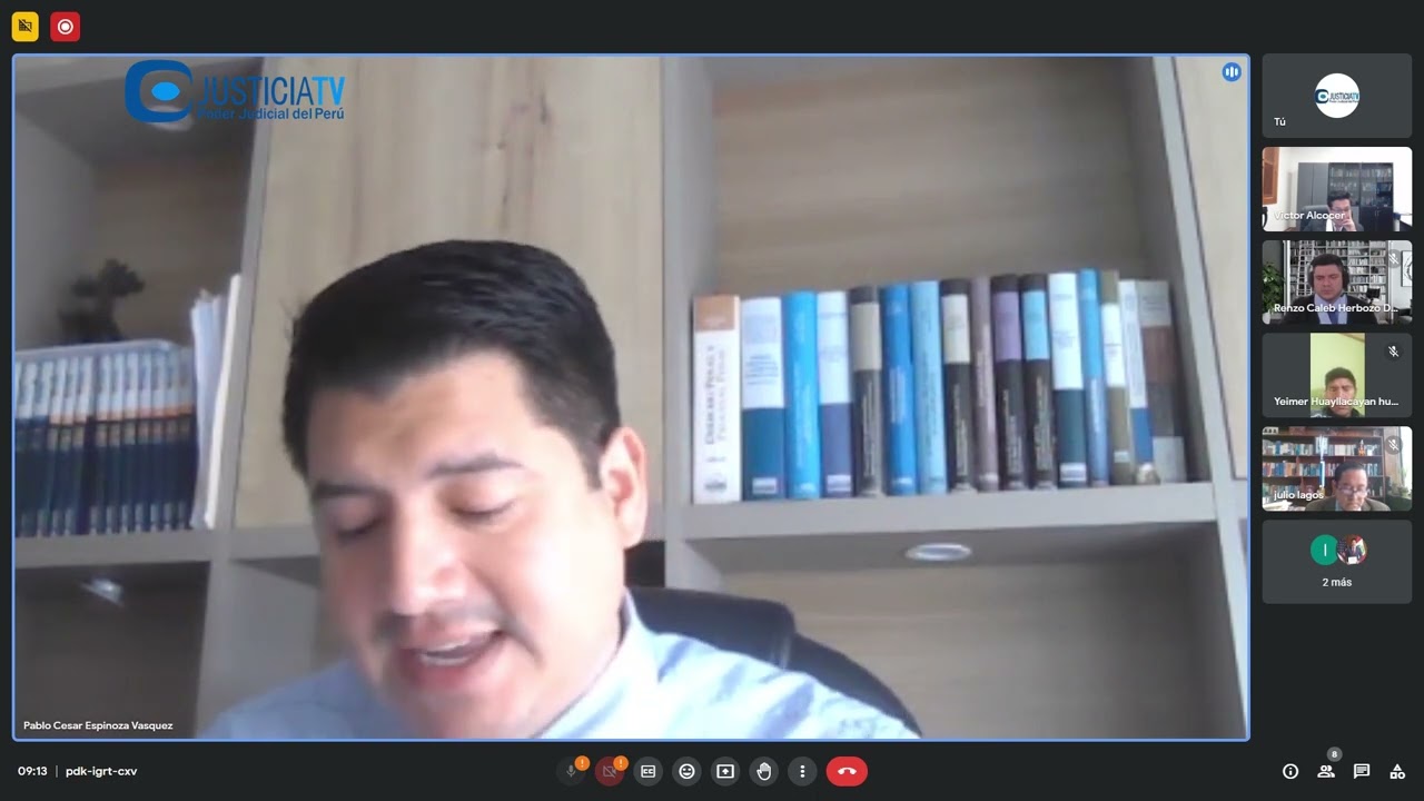 Audiencia de control de acusación en el proceso contra Yeiner Huayllacayan Huaraj