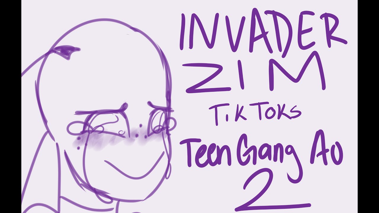 Invader Zim as TikToks 2 |animatic|