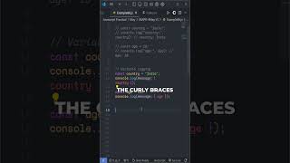 JavaScript console.log tip for cleaner variable logging! #short #shortsfeed #javascript #coding