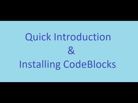 C Programming Course || 1#||Quick Introduction & Installing CodeBlocks (ARABIC)