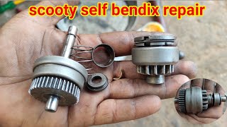 Hero maestro self starting problem | hero maestro edge kick start problem | Scooty self bendix screenshot 5