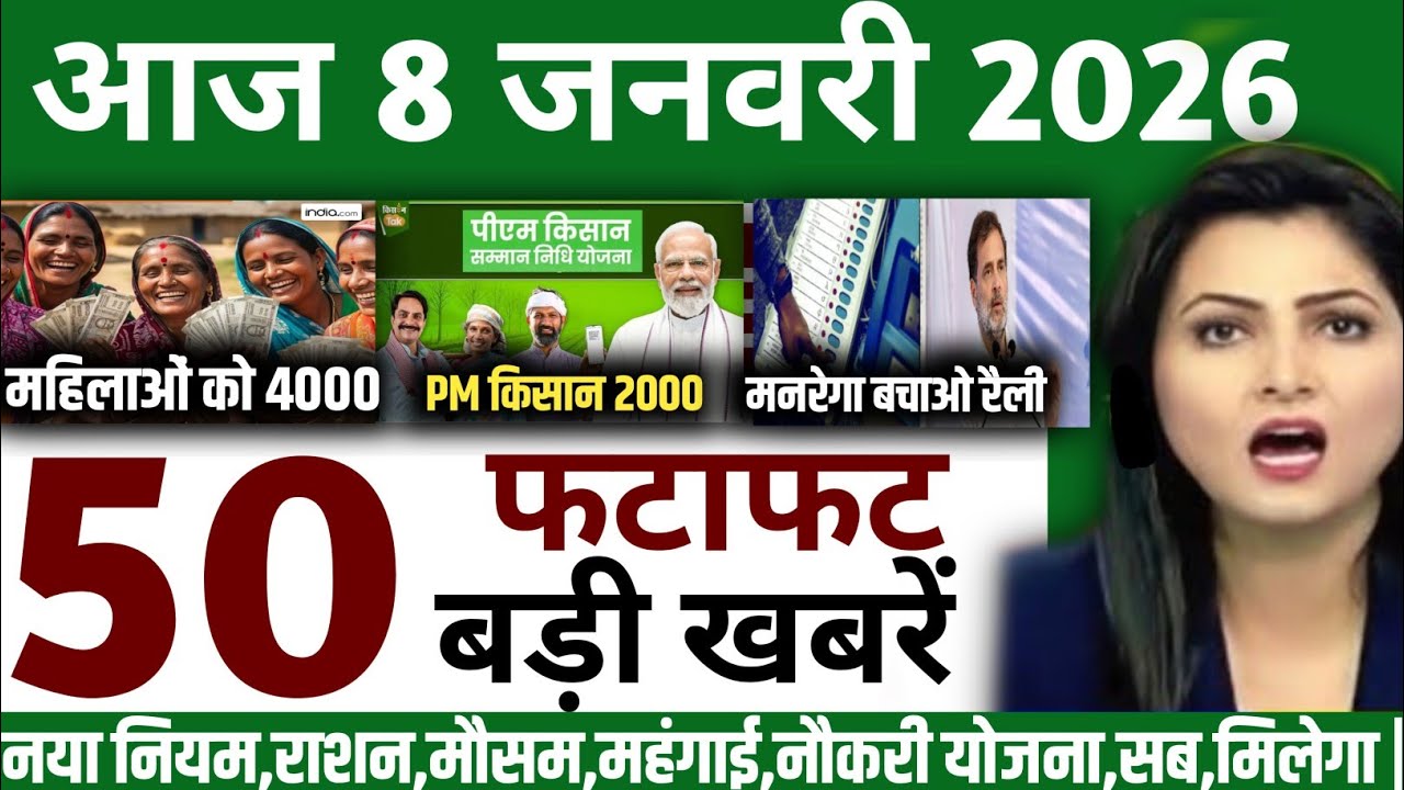 8 January 2025 | Aaj Ki 50 Sabse Badi Khabrein | Breaking News Today  | Ravish Kumar Prime Time