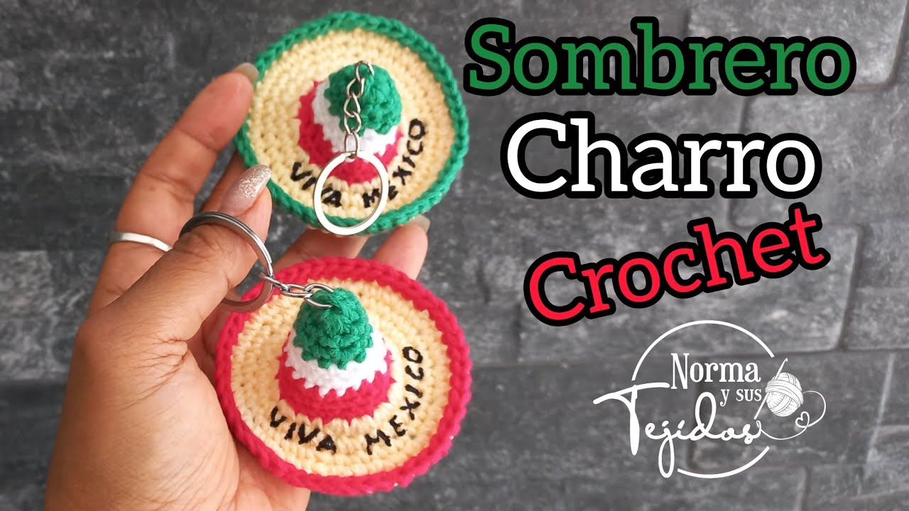 Sombrero a crochet Mexicano/Viva México #sombrerocrochet  #16septiembre