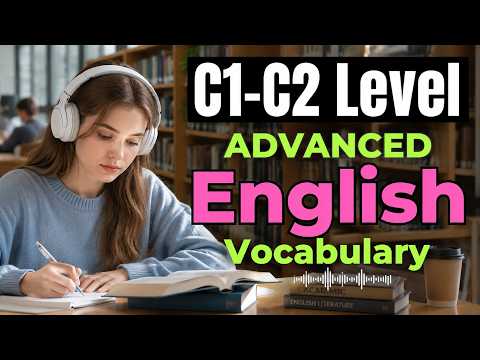 C1–C2 Advanced English Vocabulary 📚 | Shadowing Like a Native for Fluency