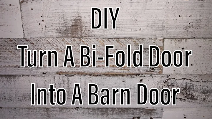 Transforme sua porta bi-fold em uma porta de celeiro - Faça você mesmo!