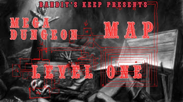 D&D Map, Mega Dungeon Level 1