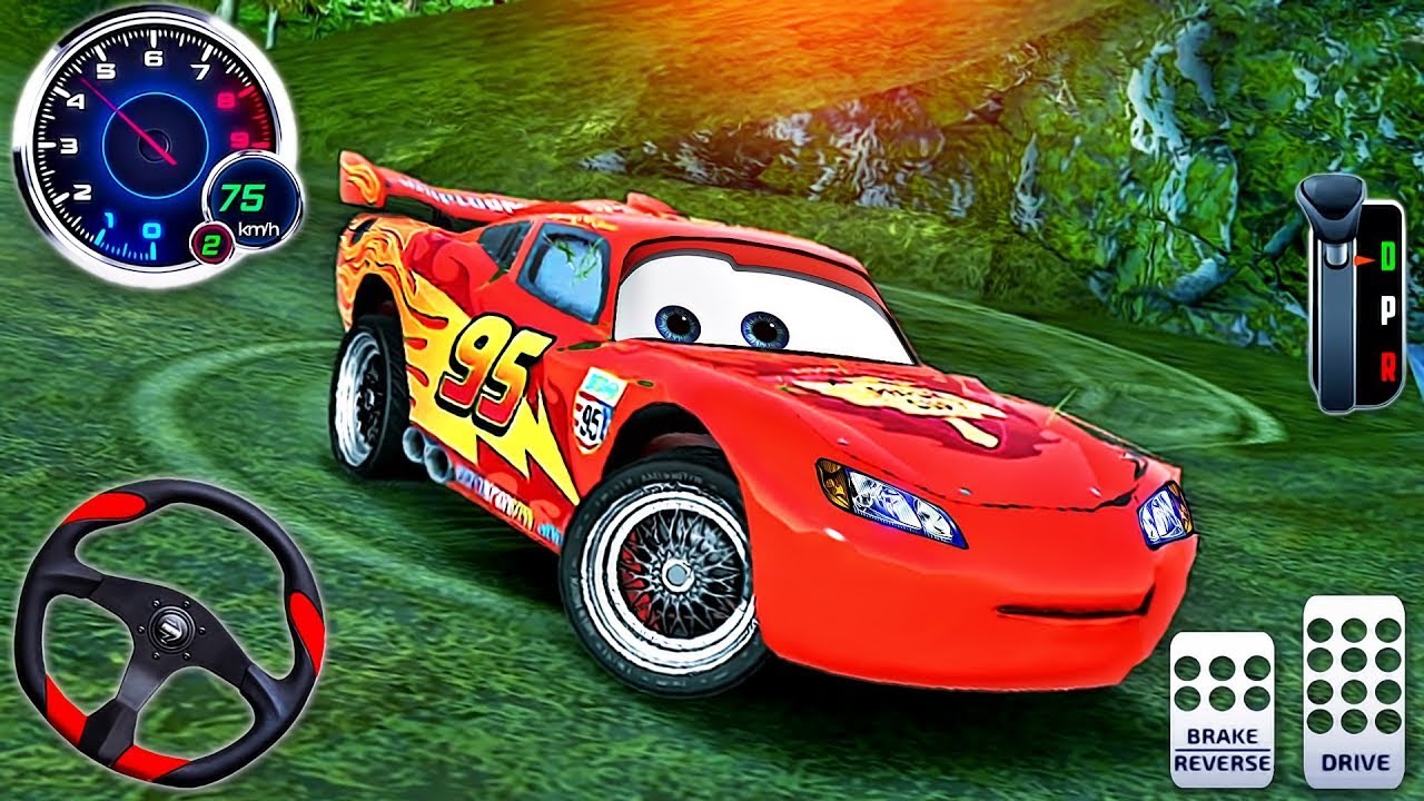 Extreme Car Driving Simulator - New Mod 2024: Offroad Cars Lightning McQueen - Android GamePlay #12
