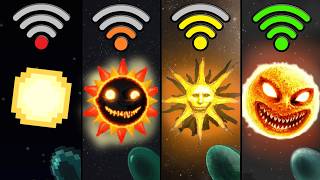 sun with different Wi-Fi in Minecraft Experiment