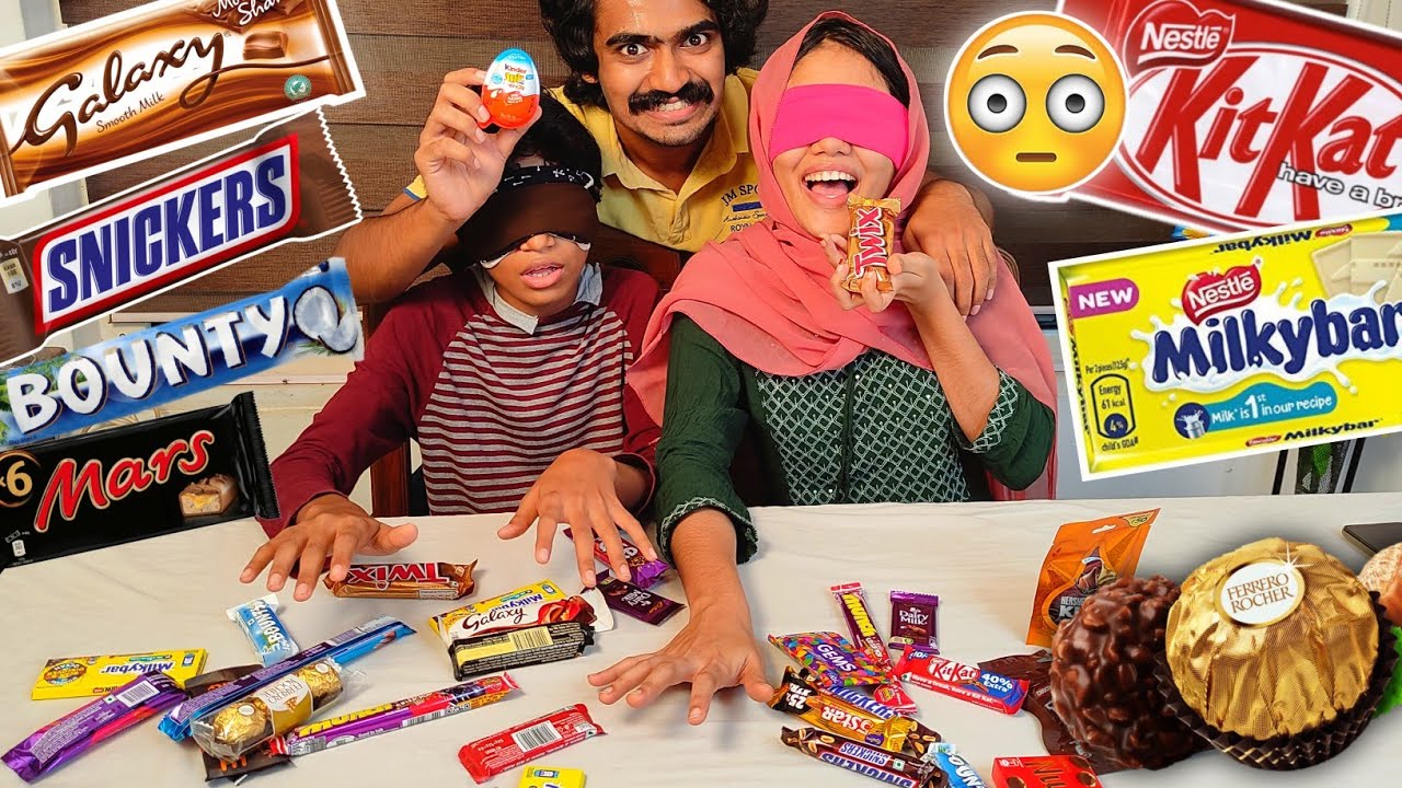 GUESS THE CHOCOLATE CHALLENGE 🍫😍🔥 | ഇത്രയും പ്രതീക്ഷിച്ചില്ല 😳 വേറെ ലെവൽ CHALLENGE 😂🔥🔥 | HIBA & FAZI