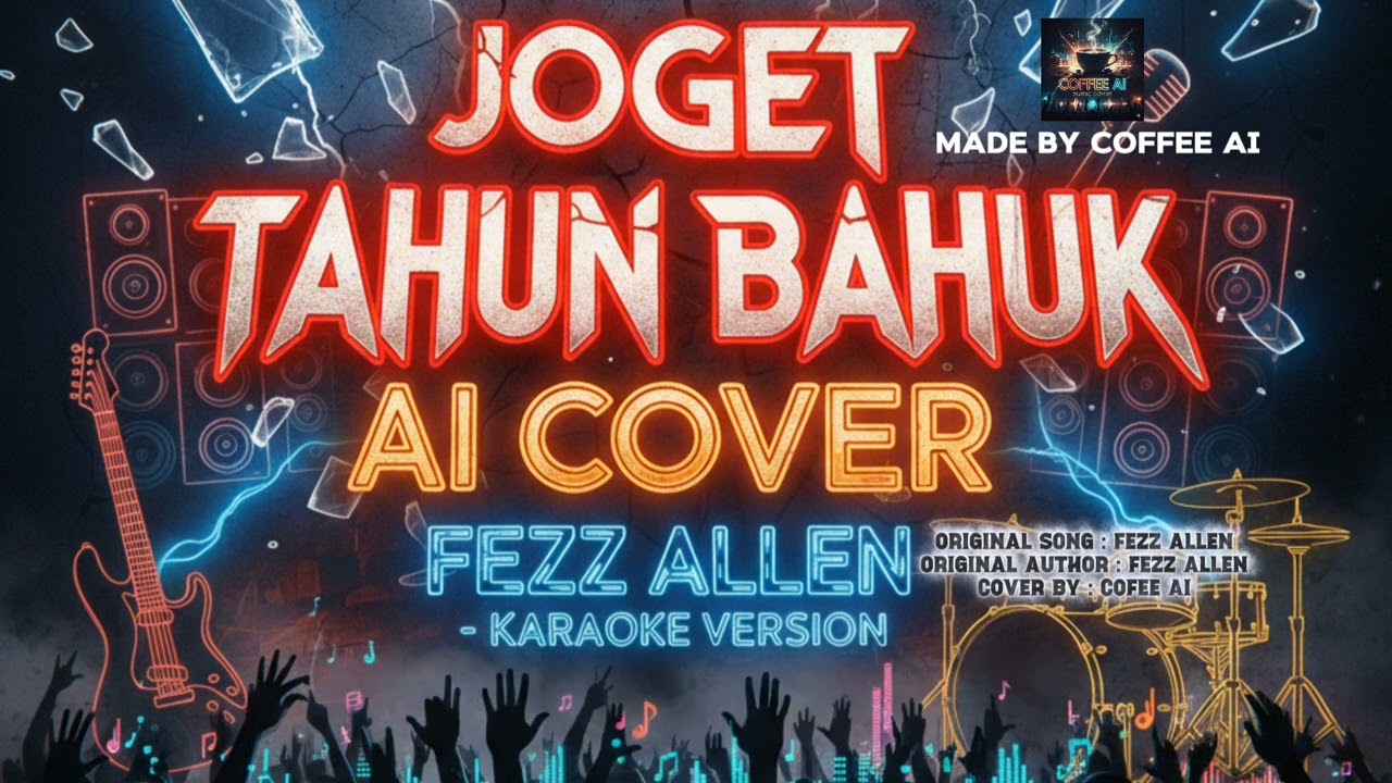 JOGET TAHUN BAHUK #FEZZALLEN ( KARAOKE ) - Made by CoffeeAI