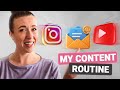 How I Stay Consistent Without Burnout | Social Media Content Planning for Small Business Owners