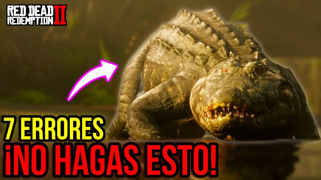 NO COMETAS estos 7 FALLOS al cazar ANIMALES LEGENDARIOS en Red Dead Redemption 2