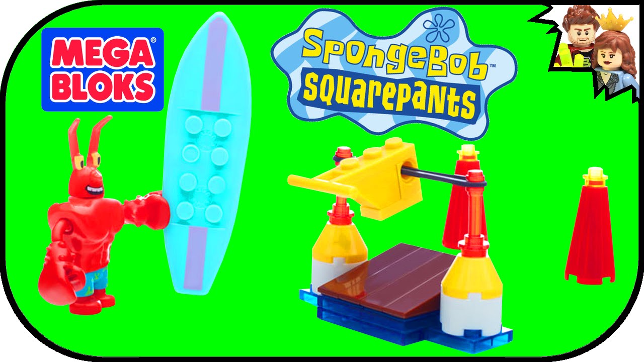 SpongeBob Wacky Surfing with Larry the Lobster Mega Bloks Review