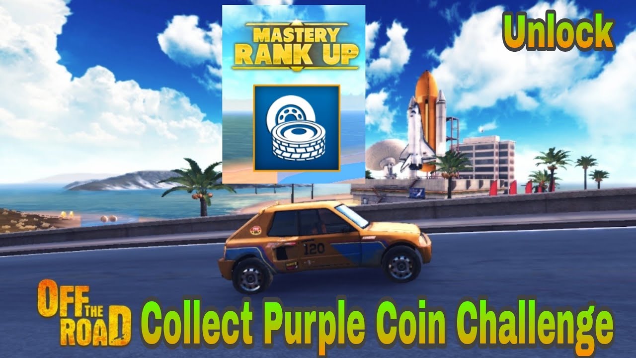 Stinger - Collect 55 Purple Coin Challenge Off The Road
