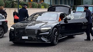 Millionaire Couple With 2026 Bentley Continental Gt Leaving Hotel De Paris