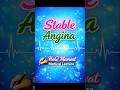 Stable Angina Explained in 60 Seconds | Classical Angina Symptoms & Causes