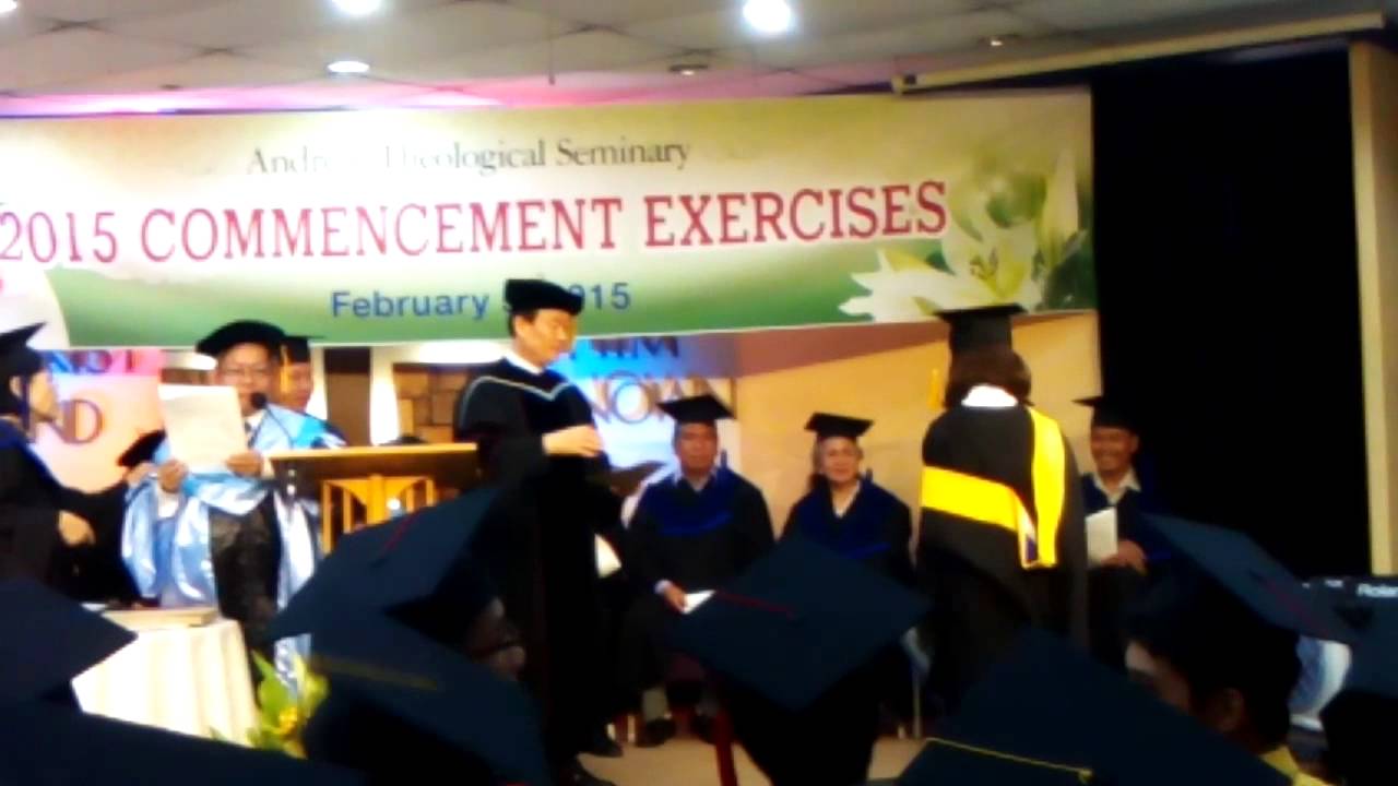 Ats Graduation ATS Graduation: Handing of Diploma - YouTube