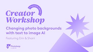 Changing Photo Backgrounds Using Text to Image AI | Creator Workshop | Photoleap screenshot 2