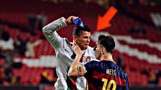 Ronaldo vs Messi fight - angry moments football games