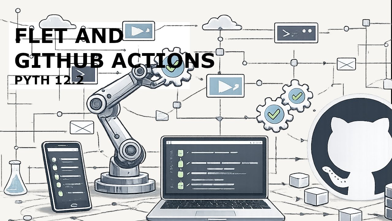 60 Deploy a Flet App to GitHub Pages with GitHub Actions (Upgrade to Flet 1.0 Beta)  PYTH 12.2