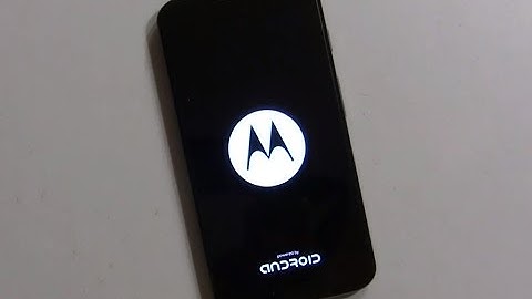 Boot Animation of Moto G4