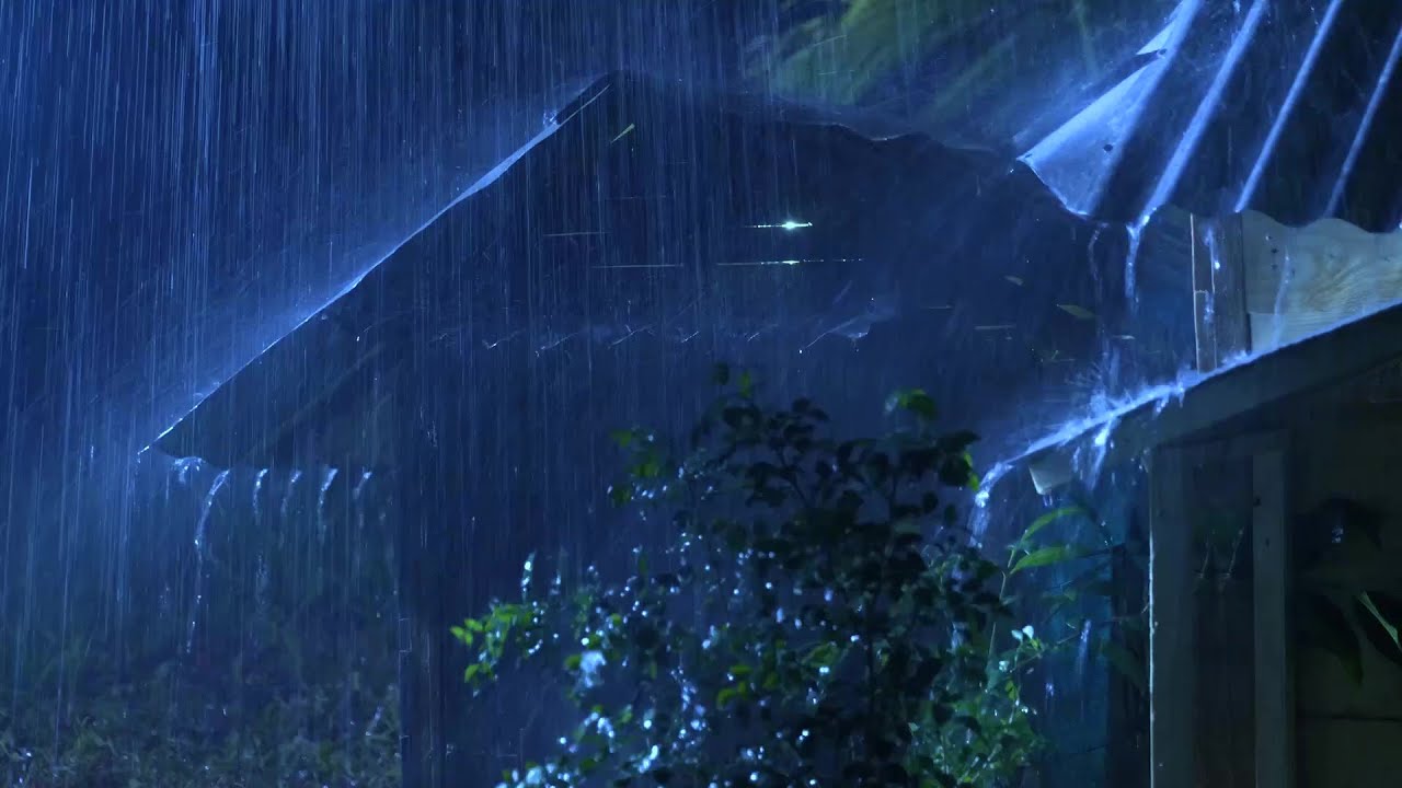 Rain on Roof | Dissipate Insomnia and Stress with the Sound of Heavy ...