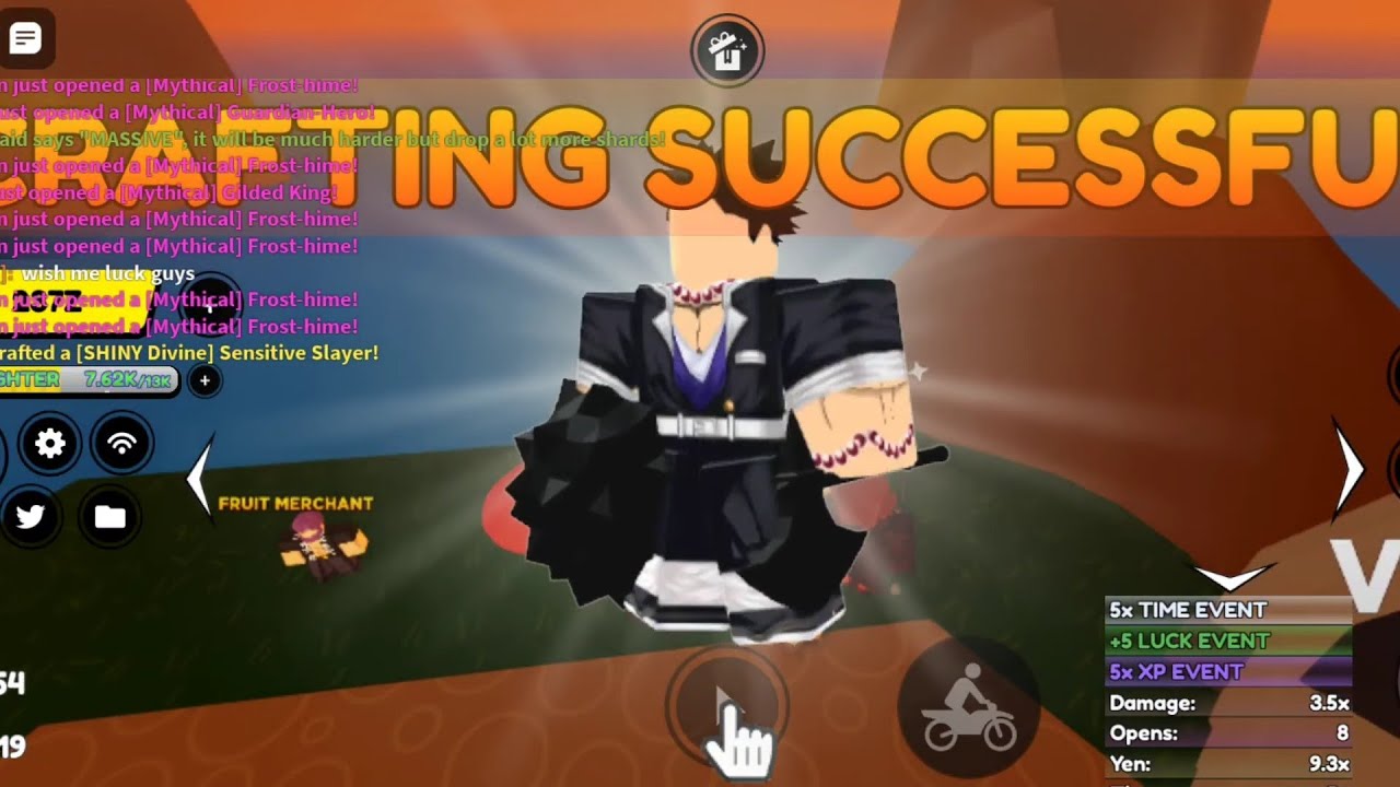 Making My Divine Sensitive Slayer Shiny| AFS