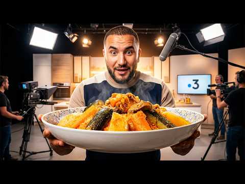 Vlog j'ai cuisiné un couscous sur France 3