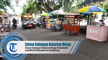 Satuan Gabungan Bubarkan Warga di Sukabumi yang Masih Berkumpul dan Nongkrong