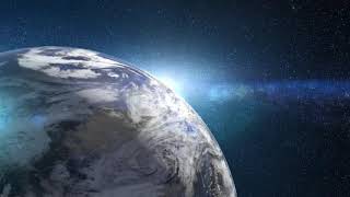 Beautiful Sunset Over The Earth Animation | Free Stock Video Footage HD 4K