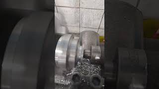 polea de aluminio de 3 ranuras #mecanicaindustrial #fresadora #torno