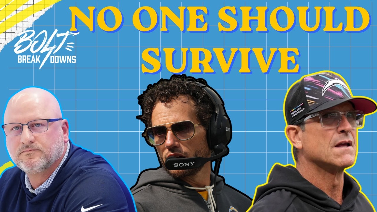 No One Should Survive: Chargers HC Jim Harbaugh, GM Joe Hortiz, and OC Mike McDaniel should all go