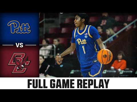 Pitt vs. Boston College Full Game Replay | 2025-26 ACC Women's Basketball