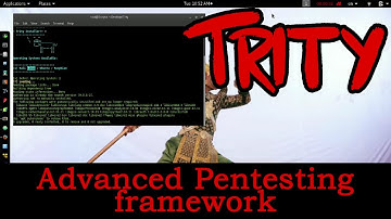 Trity - advanced pentesting framework on Kali Linux [HD] ✔