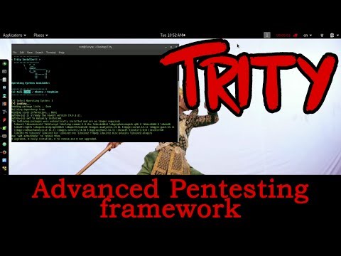 Trity - advanced pentesting framework on Kali Linux [HD] ✔