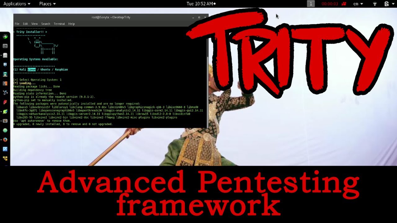 Trity - advanced pentesting framework on Kali Linux [HD] - YouTube