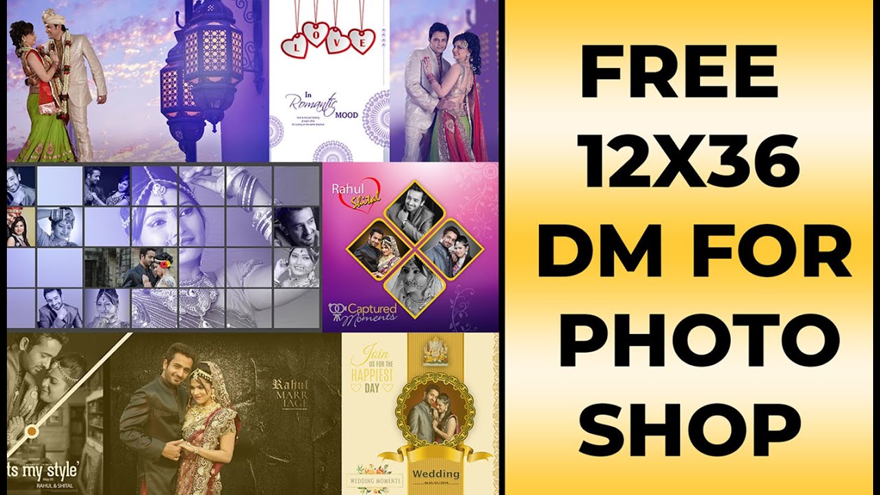 Free 12x36 DM Template Design by AR CLICKER