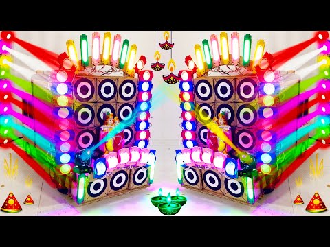 New Durga Puja Ganesh navaratri dj truck loading big dj truck ||  Radha Krishna Trolley light