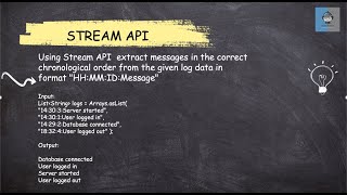 Java 8 Stream API 55 Reorder message from format in chronological order