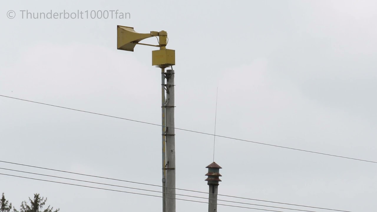 Federal Signal Thunderbolt 1003 Siren | Noon Blast | Stout, IA | 4/11/25